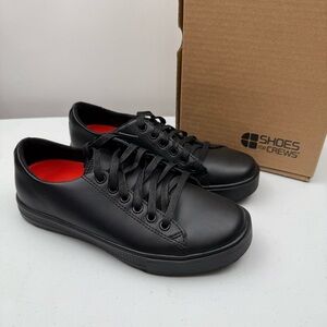 NIB Shoes for Crew Women’s Old School Low-Rider IV Leather Black 3611 Size 5M